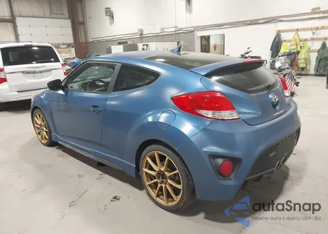 2016 Hyundai Veloster Turbo Rally Edition from USA, damaged, VIN KMHTC6AE9GU261241